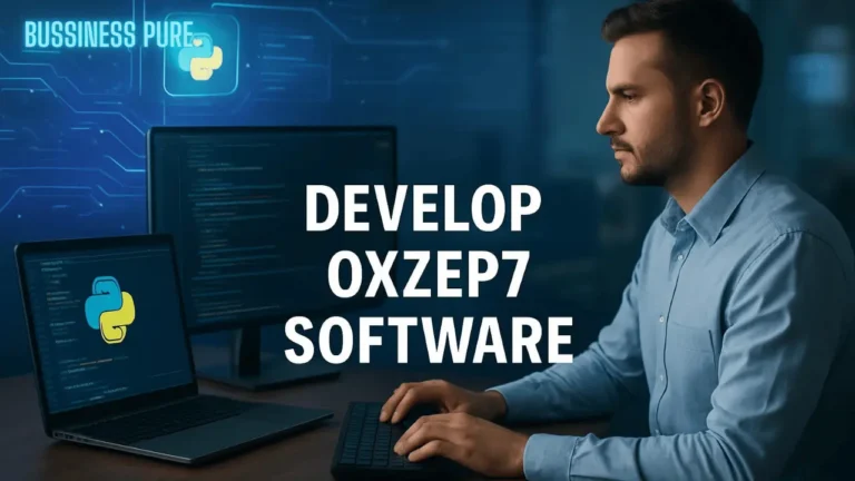 Develop OXZEP7 Software: The Future of Intelligent Software Development